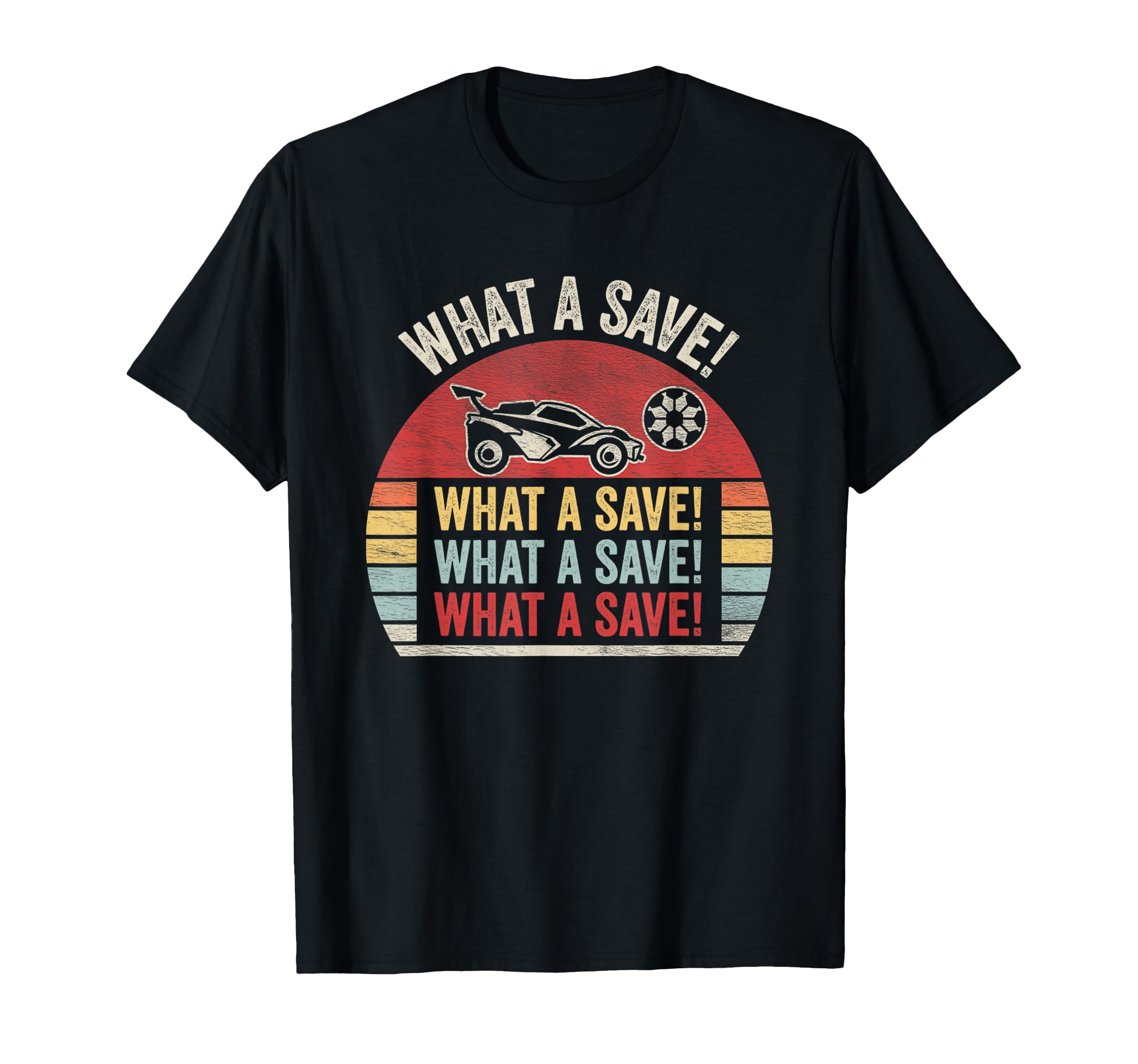 What Save Soccer Car League T-Shirt - Graphic Print for Adults