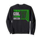 Loves Soccer Sport Sweatshirt - Minimalist Print Men Women