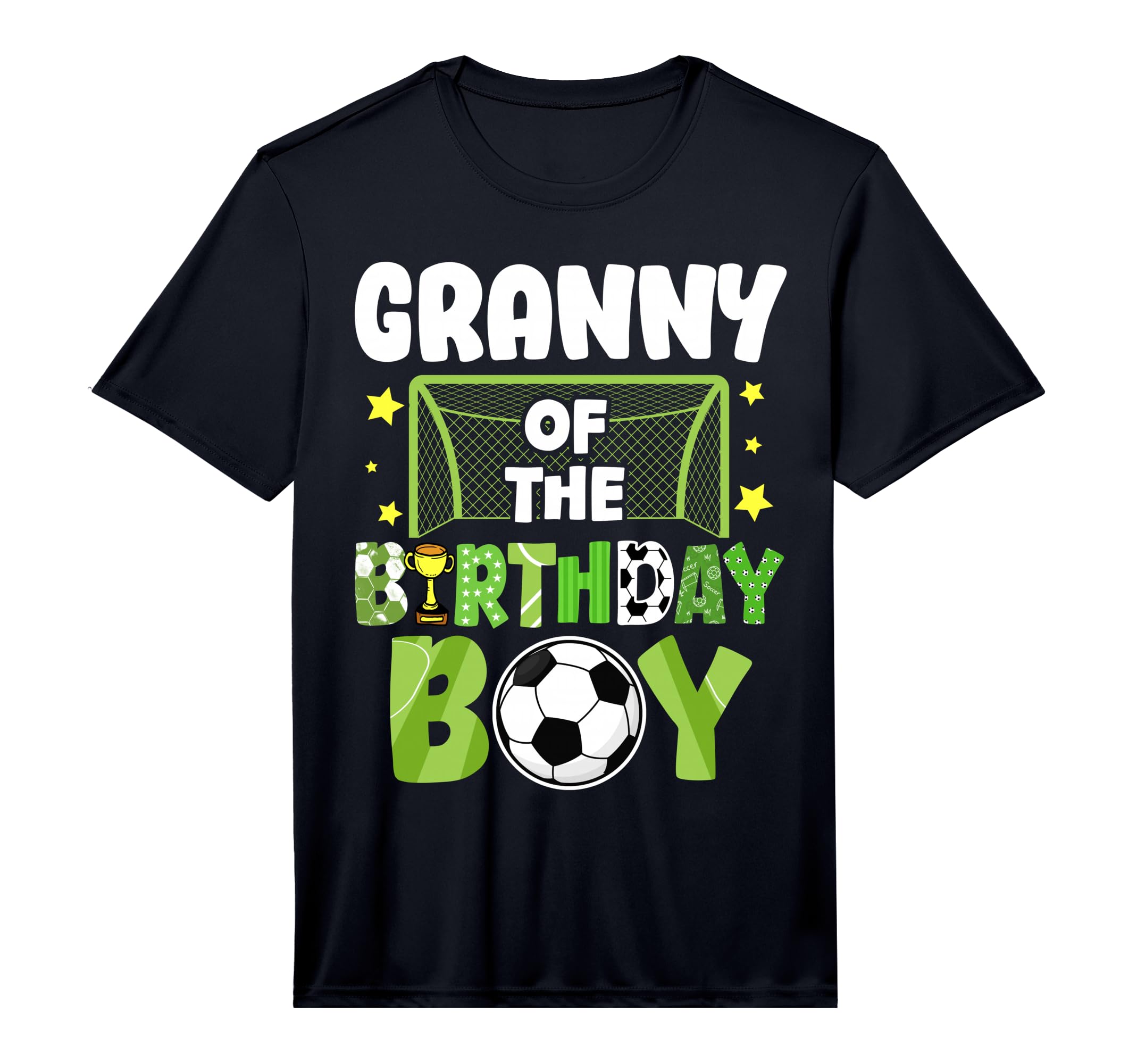 Mens Soccer Granny Birthday Party T-Shirt - Aesthetic Graphic Unisex