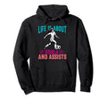 Lifes About Goals And Assists Soccer Hoodie - Streetwear Style Men Women