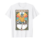 Soccer Mom Tarot Card Skeleton Coffee T-Shirt - Streetwear Style Men Women