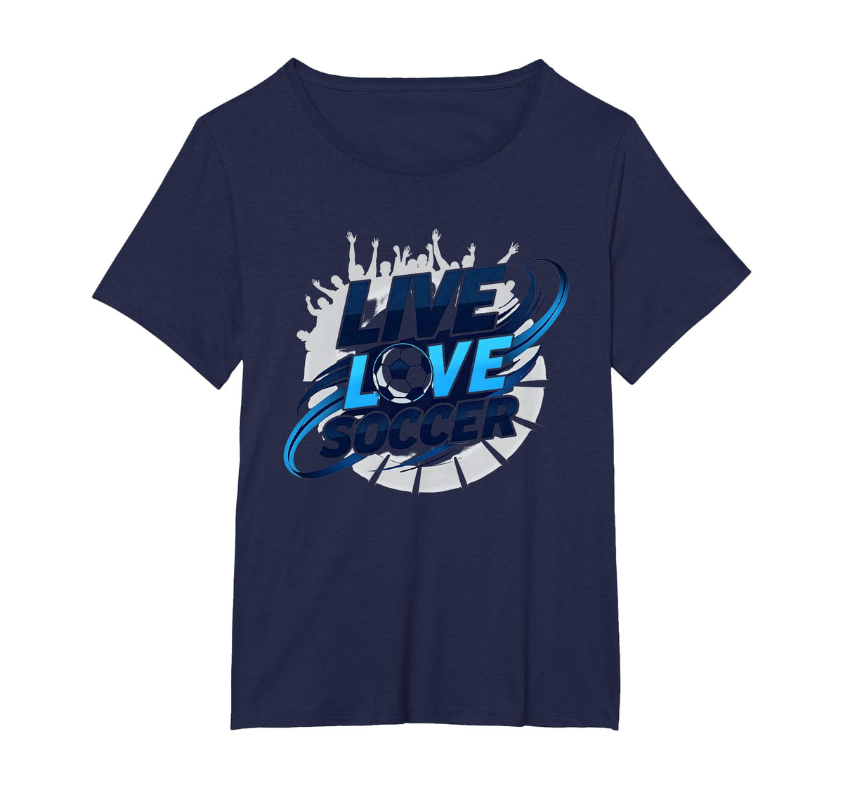 Soccer Mom Live Love Soccer Sweatshirt - Fun Novelty Design for Adults