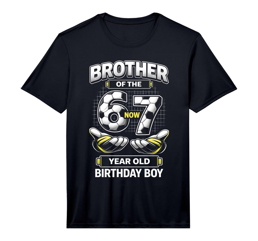 Birthday I Was 6 Now Im 7 Six Seven T-Shirt - Custom Art Print for Adults