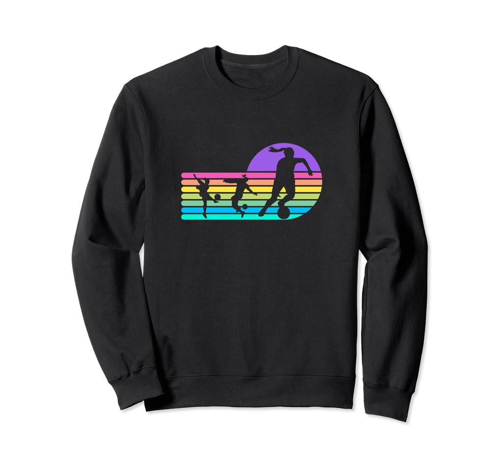 Soccer Football Female Footballer Sweatshirt - Minimalist Print Unisex