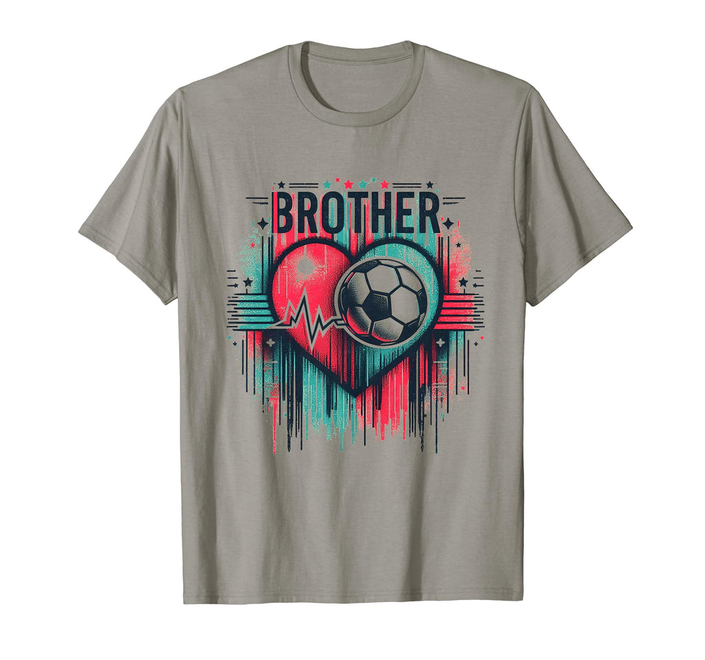 Soccer Brother Family Matching Team T-Shirt - Graphic Print Unisex