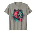 Soccer Brother Family Matching Team T-Shirt - Graphic Print Unisex