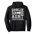 Soccer Goalie Aunt Definition Soccer Hoodie - Graphic Print Men Women