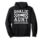 Soccer Goalie Aunt Definition Soccer Hoodie - Graphic Print Men Women