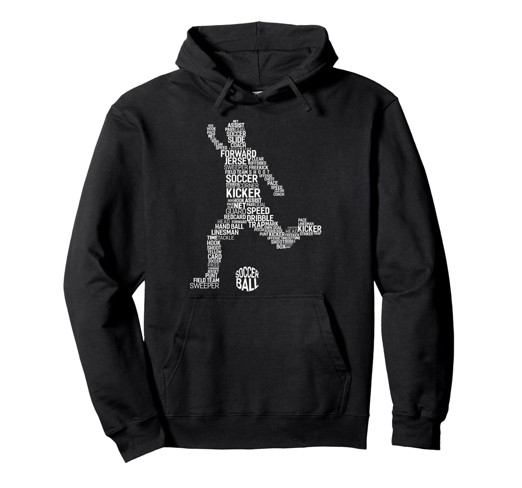 Soccer Player Fan Hoodie - Unique Graphic Men Women