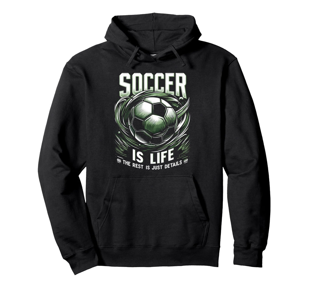 Football Is Life Rest Is Just Details Hoodie - Minimalist Print Men Women
