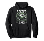 Football Is Life Rest Is Just Details Hoodie - Minimalist Print Men Women