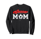 Funny Soccer Mom Soccer Mama Happy Sweatshirt - Custom Art Print Unisex