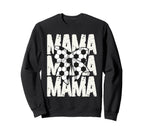 Soccer Mama Coquette Bow Sports Mom Sweatshirt - Graphic Print for Adults