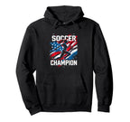 Soccer Champion Soccer Sports Hoodie - Trendy Graphic for Adults