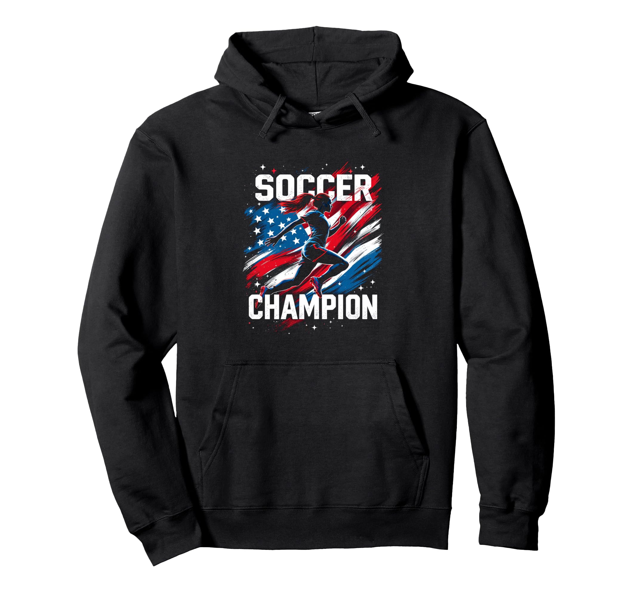 Soccer Champion Soccer Sports Hoodie - Trendy Graphic for Adults