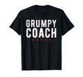 Grumpy Coach Funny Sports Coach T-Shirt - Fun Novelty Design for Adults