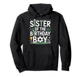 Soccer Sister Birthday Soccer Fan Hoodie - Novelty Apparel for Adults