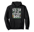 Soccer Sister Birthday Soccer Fan Hoodie - Novelty Apparel for Adults