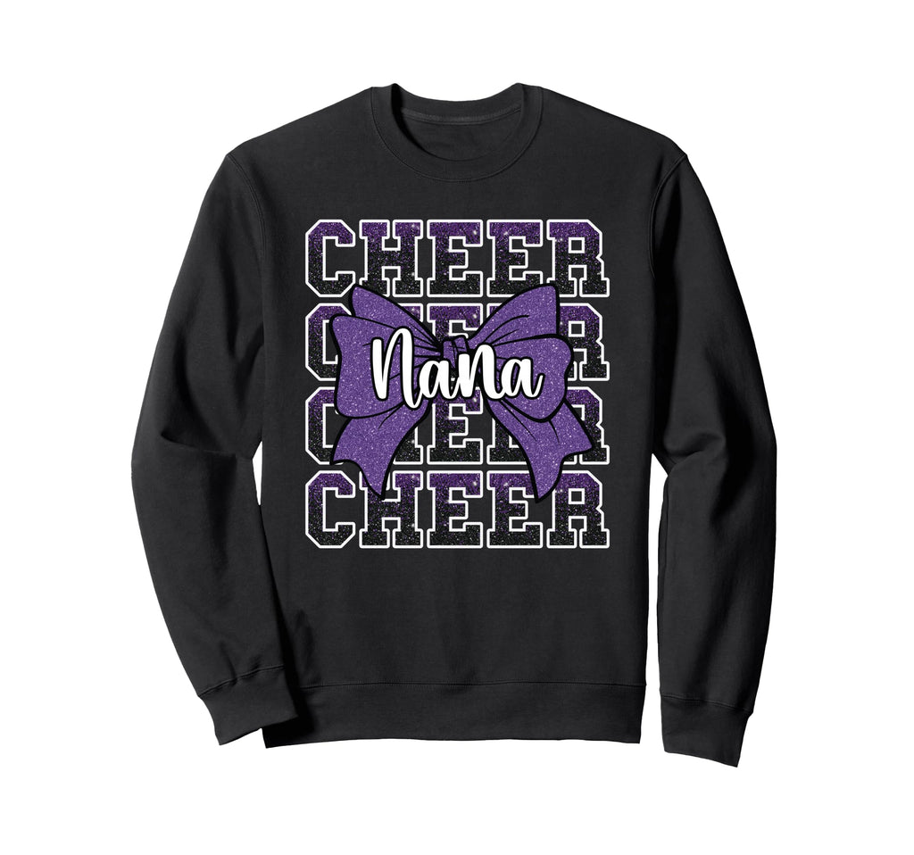 Cheer Nana My Favorite Sweatshirt - Fun Novelty Design Men Women