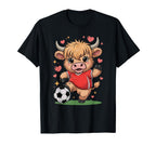 Kawaii Soccer Heifer Just Who Loves T-Shirt - Streetwear Style for Adults