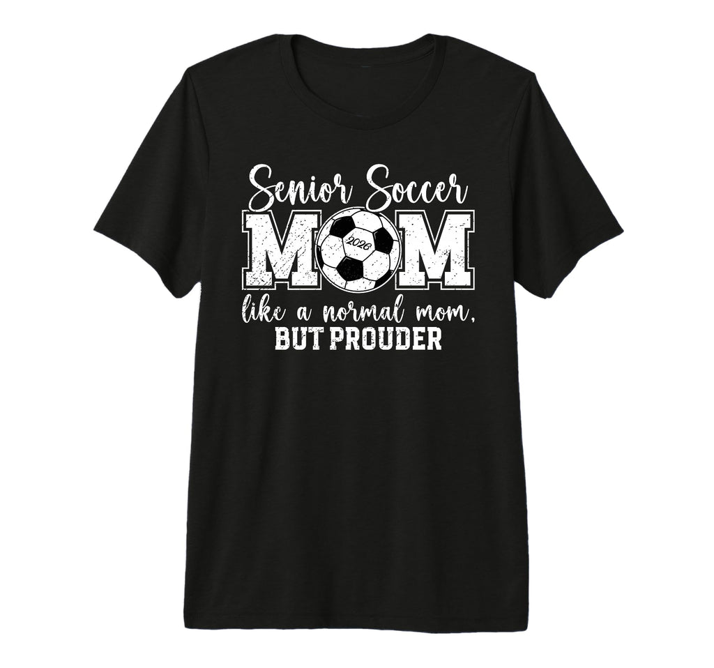 Soccer Senior Mom 2026 Soccer Senior T-Shirt - Aesthetic Graphic Unisex