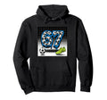 67 Soccer Ball Goalie Net Gloves Hoodie - Fun Novelty Design for Adults