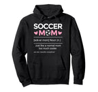 Soccer Mom Definition Funny Hoodie - Custom Art Print Unisex