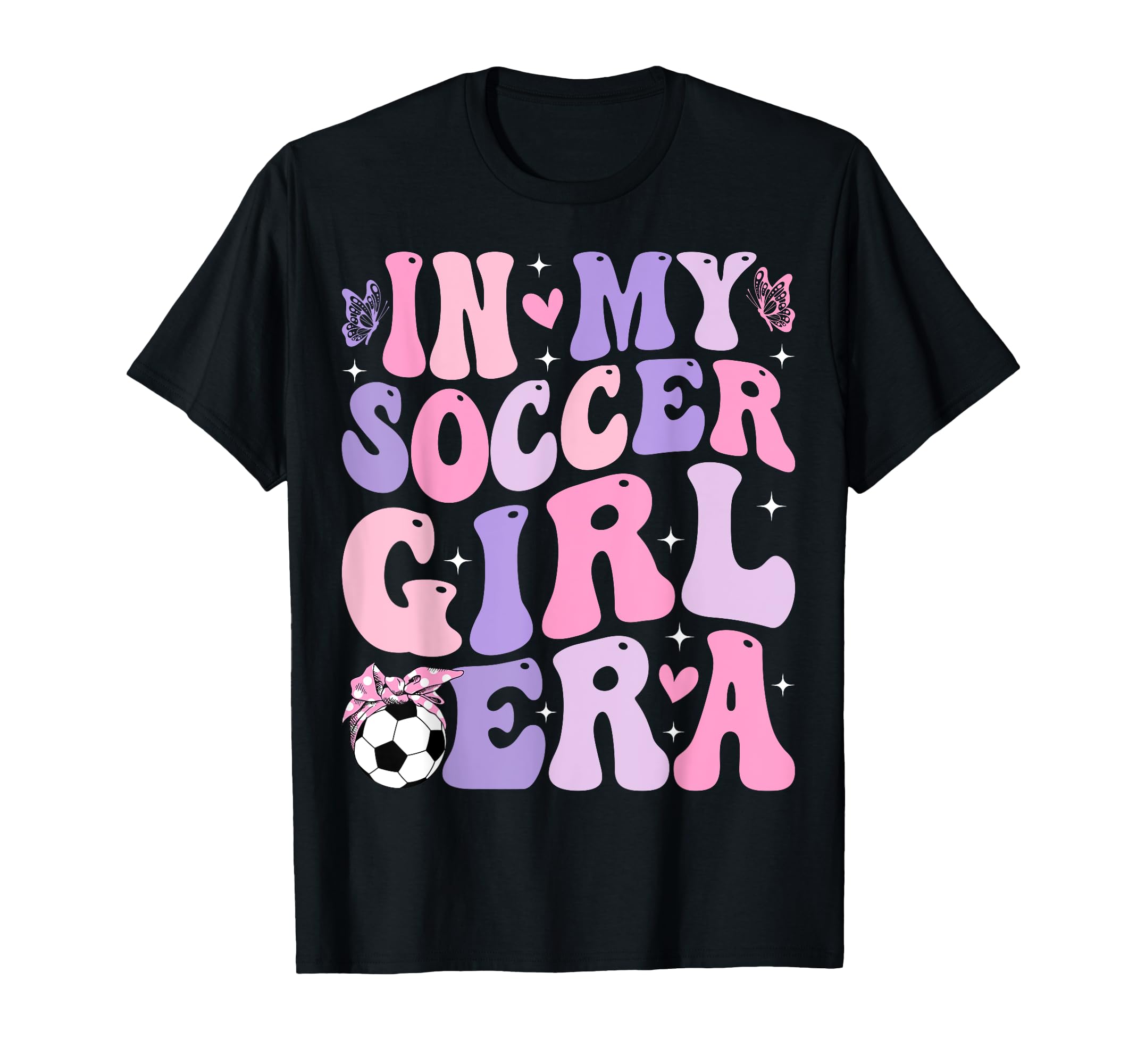 My Soccer Era Groovy Soccer T-Shirt - Fun Novelty Design Men Women