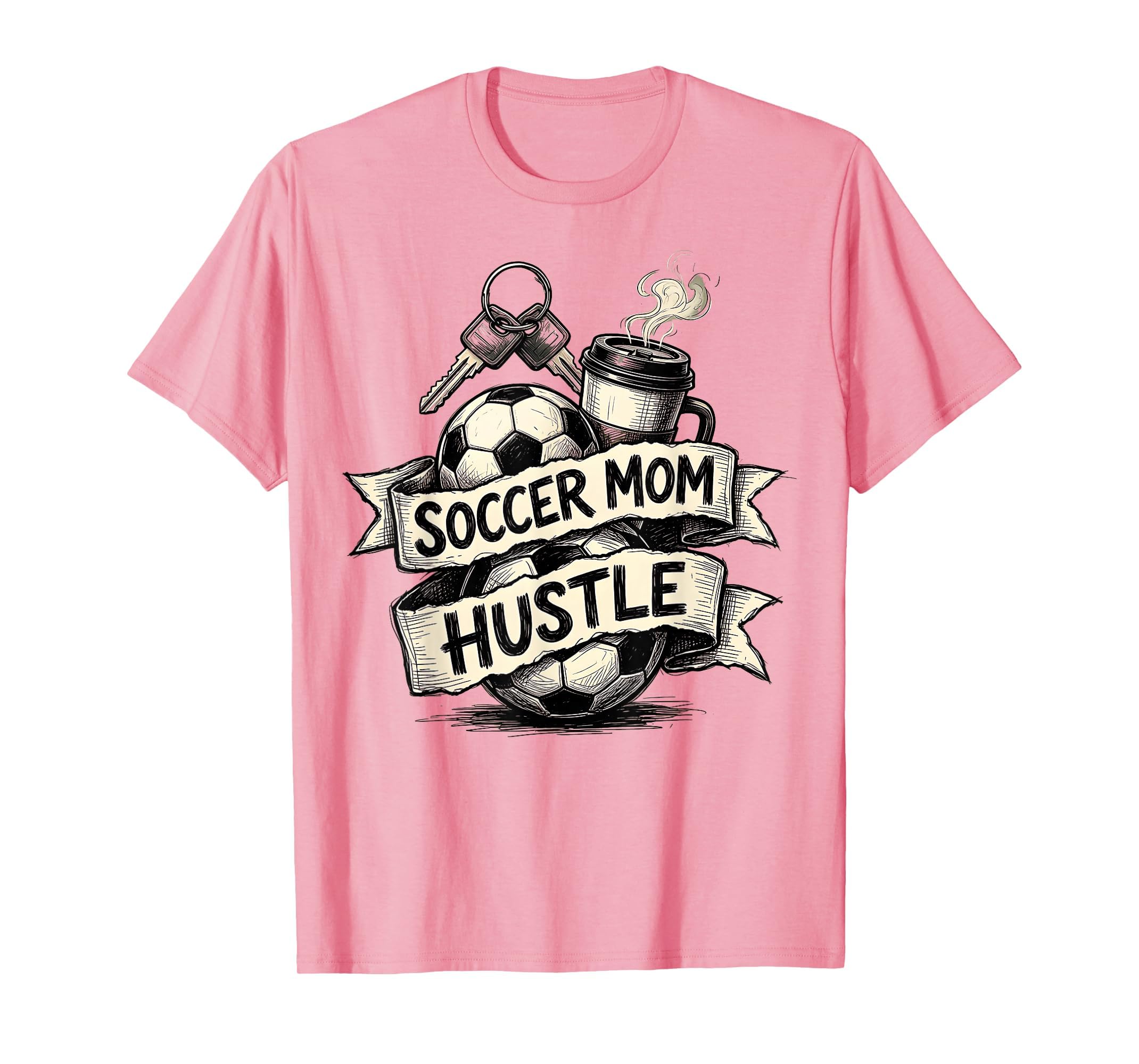 Soccer Mom Hustle T-Shirt - Custom Art Print Men Women