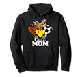 Ball Mom Funny Softball Soccer Hoodie - Fun Novelty Design for Adults