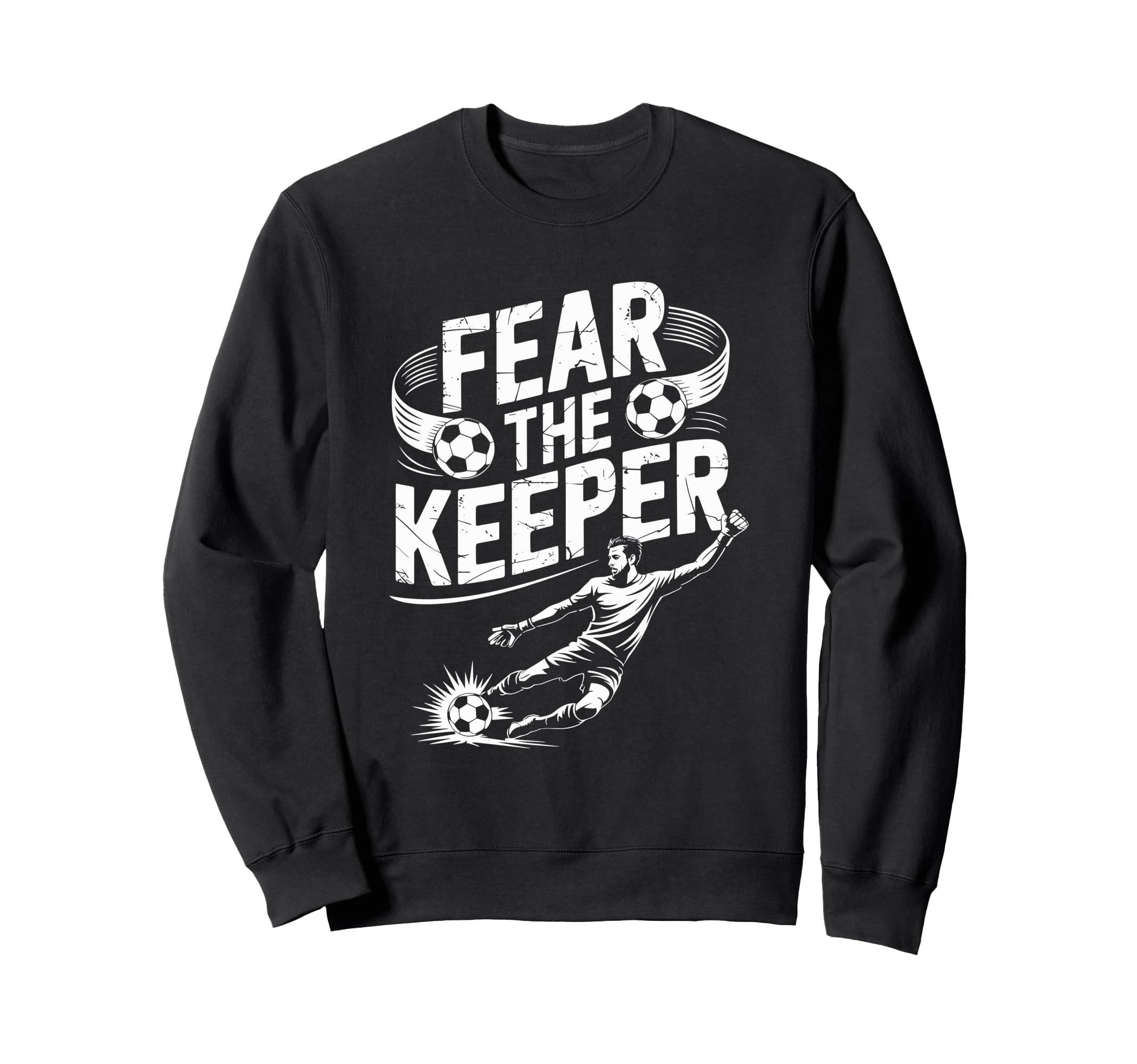 Soccer Player Lover And Coach Sweatshirt - Minimalist Print for Adults