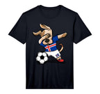 Dabbing Dog Iceland Soccer Jersey T-Shirt - Casual Everyday Wear Men Women