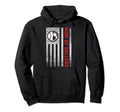 American Flag Mom Soccer Daughter Son Hoodie - Unique Graphic for Adults