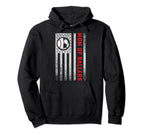 American Flag Mom Soccer Daughter Son Hoodie - Unique Graphic for Adults