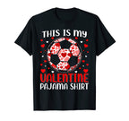 This Is My Valentine Soccer Pajama T-Shirt - Streetwear Style for Adults