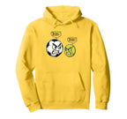 Funny Softball Soccer Daughter She Love Me Hoodie - Trendy Graphic Unisex
