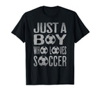 Just Who Loves Soccer Soccer Players T-Shirt - Custom Art Print Men Women