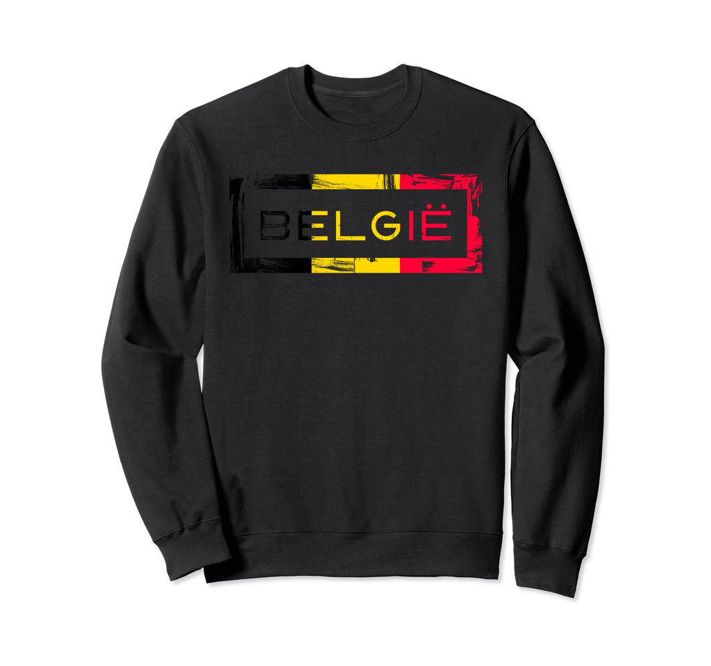 Belgium Belgian Flag Pride Soccer Sweatshirt - Streetwear Style Men Women