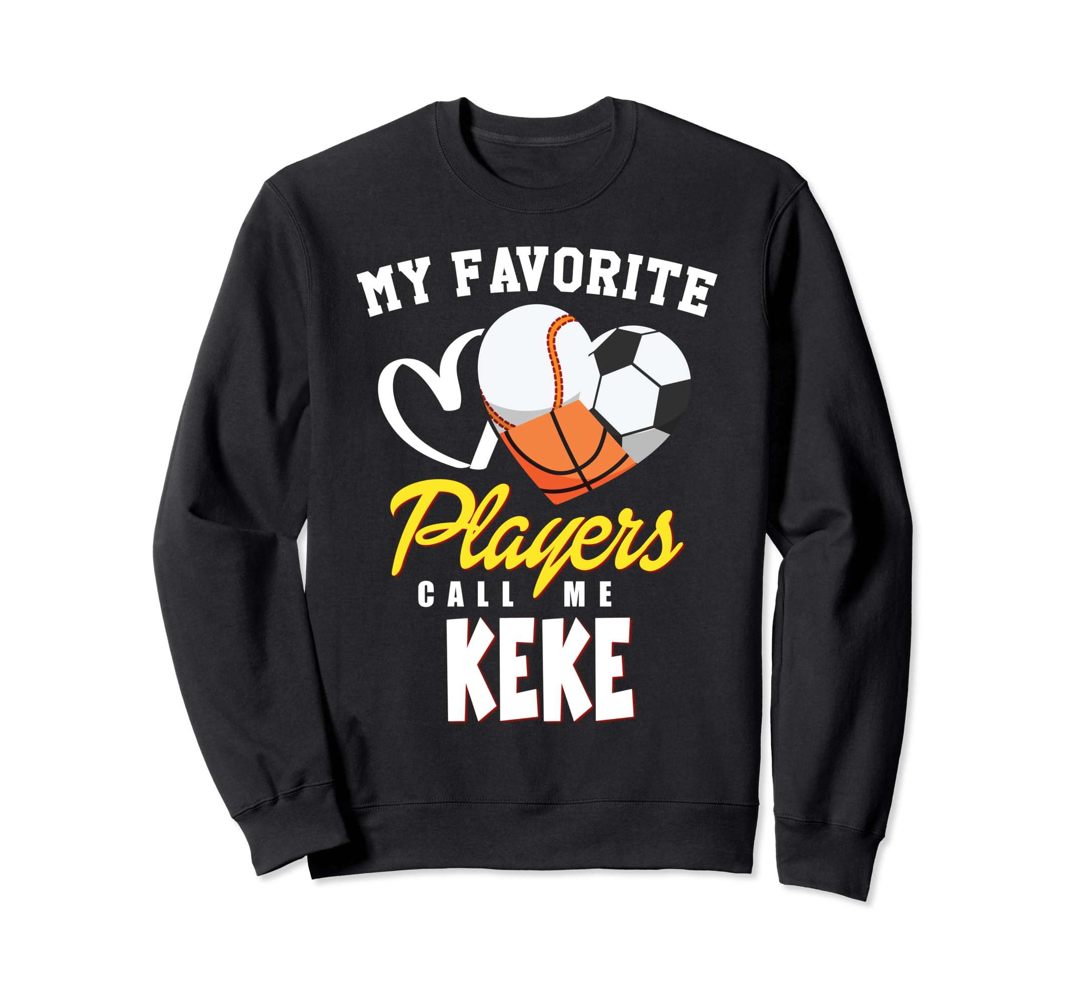 My Favorite Players Baseball Sweatshirt - Fun Novelty Design for Adults