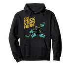 Hockey Player Puck Penalty Box Hockey Hoodie - Fun Novelty Design Unisex