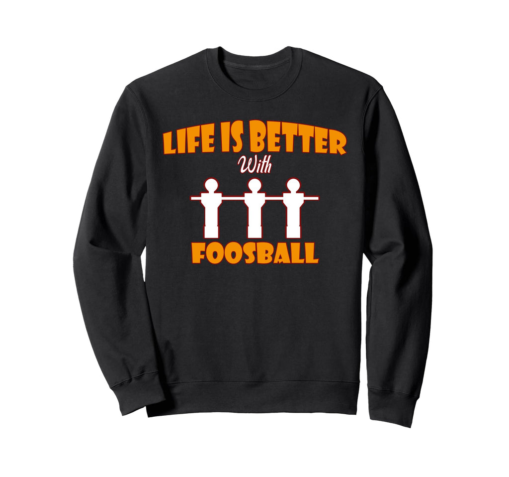 Funny Foosball Table Soccer Football Sweatshirt - Minimalist Print Unisex