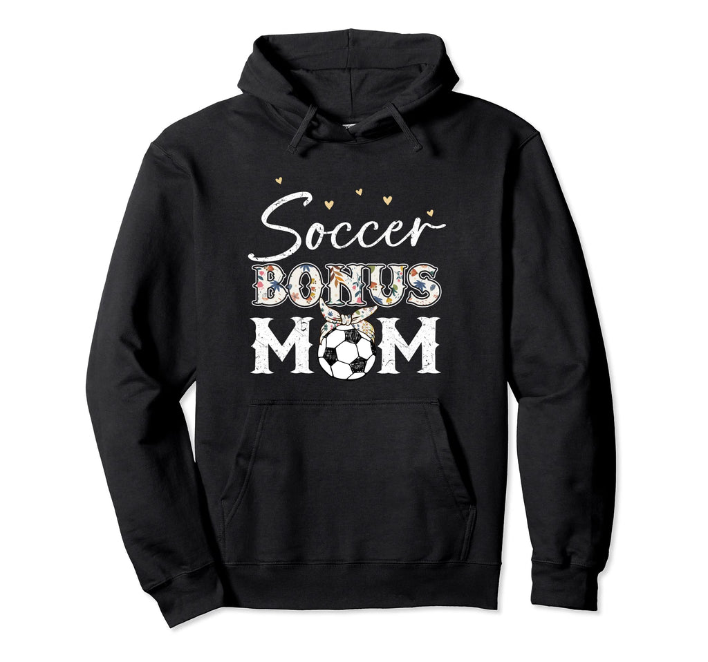 Soccer Stepmom Soccer Bonus Mom Hoodie - Graphic Print for Adults