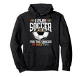 Unique Soccer Football Passion Hoodie - Minimalist Print for Adults