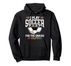 Unique Soccer Football Passion Hoodie - Minimalist Print for Adults