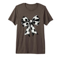 Coquette Bow Soccer Ball Mom Life T-Shirt - Custom Art Print Men Women