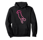 Soccer Silhouette Footballer Sport Hoodie - Minimalist Print Unisex