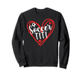 Soccer Titi Heart Titi Soccer Sweatshirt - Fun Novelty Design Unisex