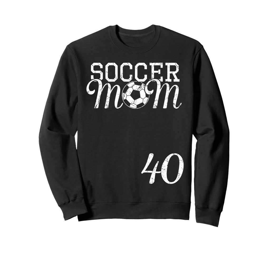 Soccer Mom Jersey Number 40 Sweatshirt - Custom Art Print Men Women