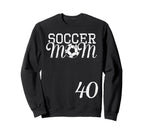Soccer Mom Jersey Number 40 Sweatshirt - Custom Art Print Men Women