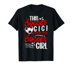 Soccer Gigi Loves Her Soccer Soccer T-Shirt - Aesthetic Graphic Unisex
